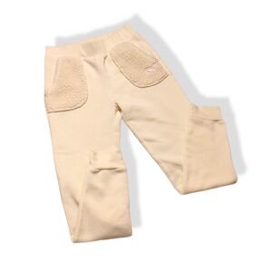 Kid’s Puma Cream Leggings With Fluffy Pockets | Size 10-12